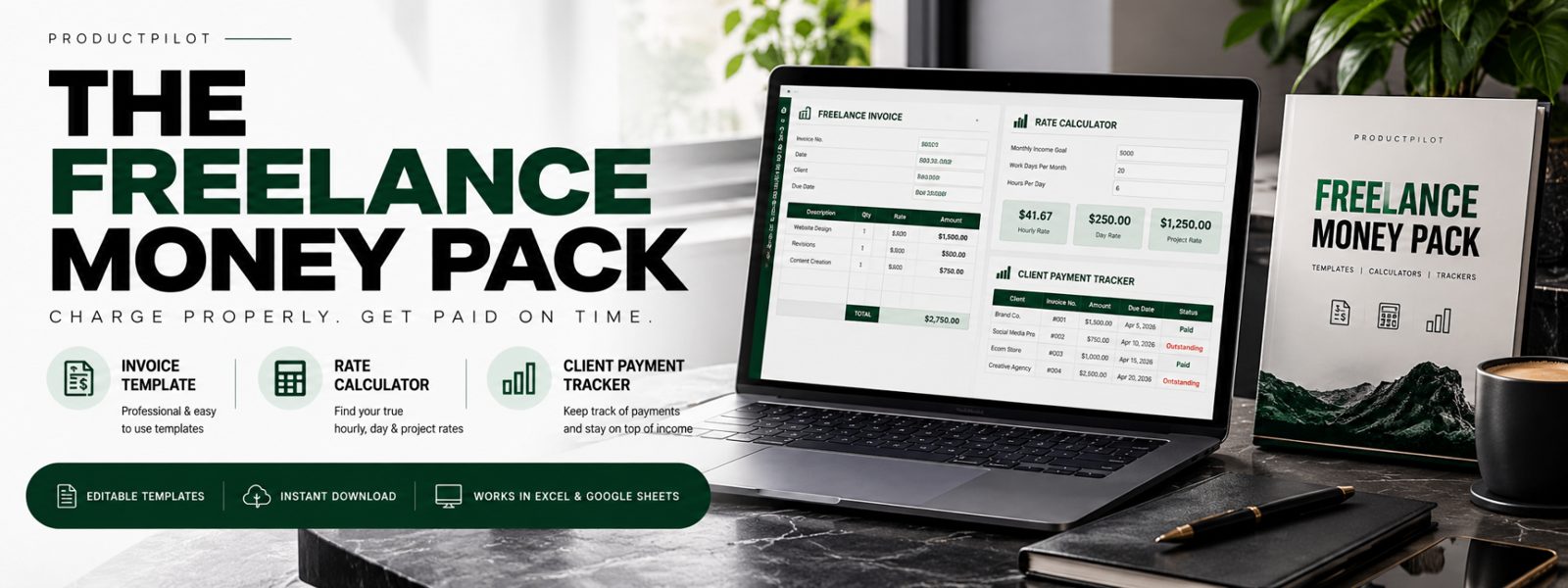 The Freelance Money Pack product banner