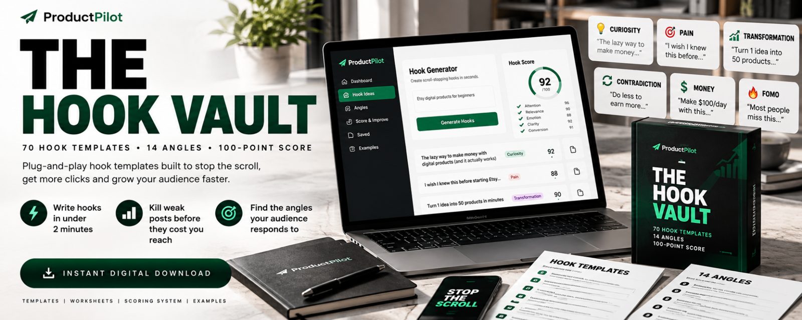 The Hook Vault product banner