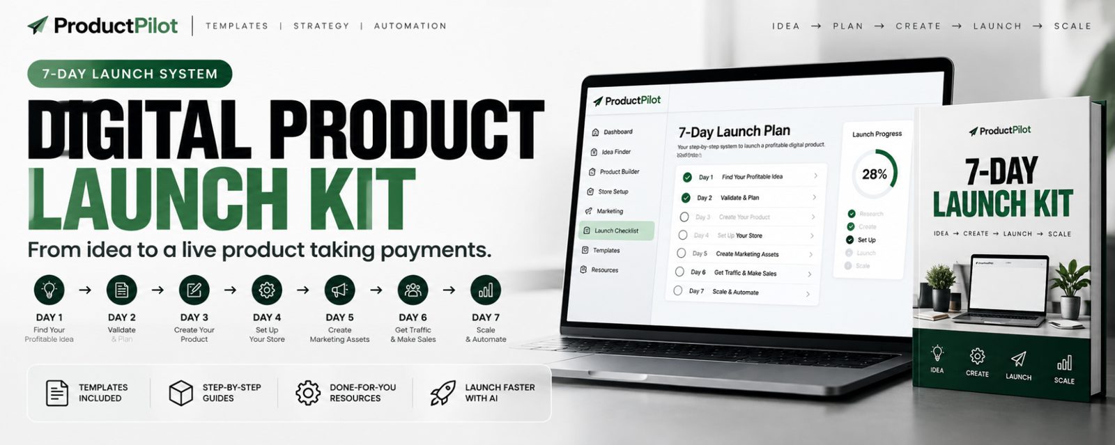 The Digital Product Launch Kit product banner